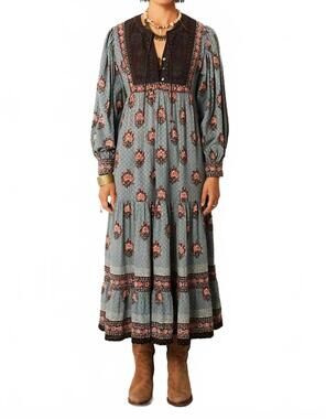 NEW MAISON HOTEL allegra dress in cerulean mist
